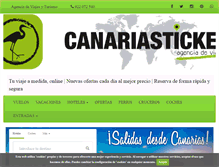 Tablet Screenshot of canariasticket.com